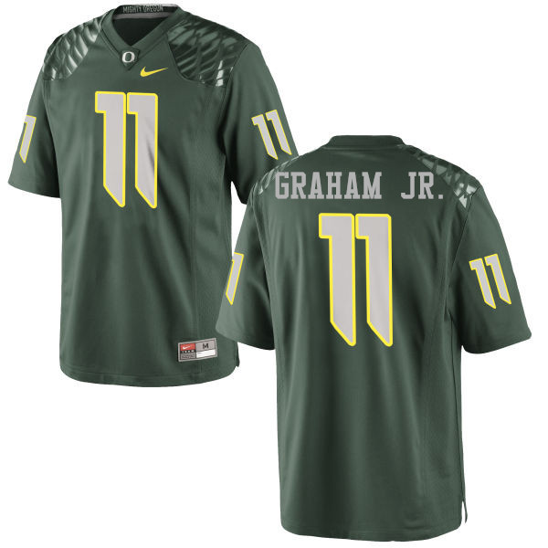 Men #11 Thomas Graham Jr. Oregon Ducks College Football Jerseys-Green